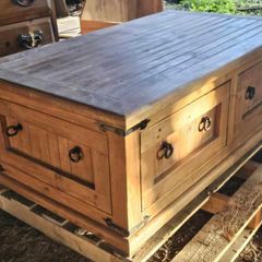 Solid Mexican Pine Coffee Table