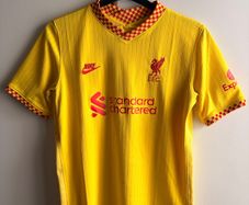 Liverpool yellow 3rd kit 2021/22