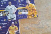 leeds United programmes 19 league and 2 Cup programmes 2000/2001