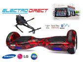 6.5 inch Hoverboard Diablo Bluetooth + Kart - Red Black for Sale