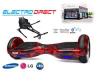 main image for ad 6.5 inch Hoverboard Diablo Bluetooth + Kart - Red Black for Sale