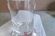 Small vase dartington Crystal england glass .