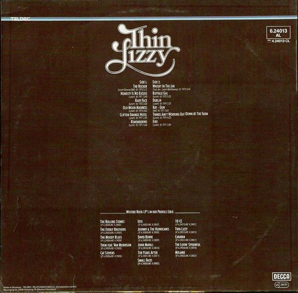 Thin Lizzy  Thin Lizzy