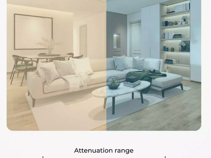 Twilight SmartLED ceiling light, RGBIC + CCT,  iLink app,
