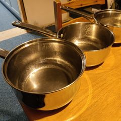 Three Saucepans
