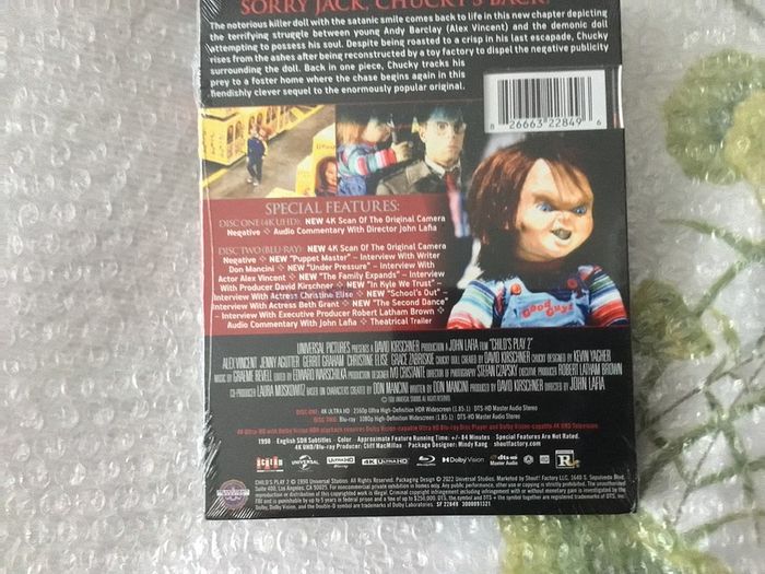 Childs Play 1-3 .4K UHD Set Collectors Editions Dolby Vision Dolby Atmos