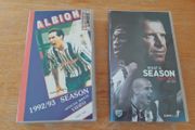 2 West Bromwich Albion VHS tapes/Cassettes. 1992/93 Season and What A Season That Was 2001/02. WBA, Baggies, Boing, Boing! Division one, Championship, promotion, football, collectable, memorabilia.