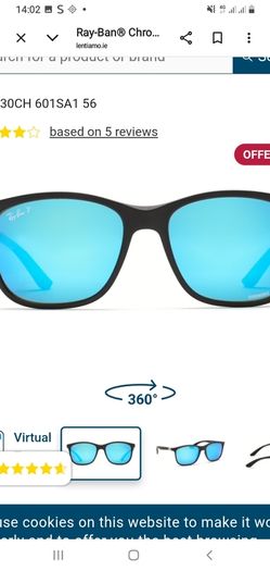 rayban chrome