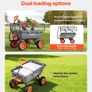 Garden Dump Cart 362kg with Fence Image 5