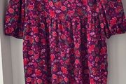 Purple floral maxi dress size 10 New without tags