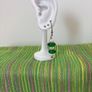 Earrings Earrings - Drop Green and Pearl Beads Image 5