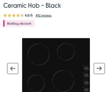Indesit Ceramic Hob - RI 860C