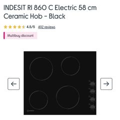 Indesit Ceramic Hob - RI 860C