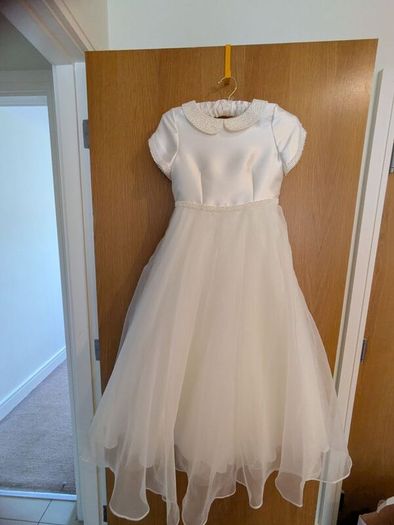 Communion dress (Arnott's) and accessories