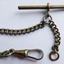 Antique Pocket Watch Chain T Bar Image 3