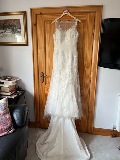 Wedding dress & accessories  - size 10
