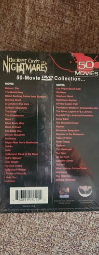 Horror Movie collection DVD X 2