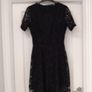 Black lace midi dress Image 7