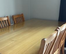 solid oak table