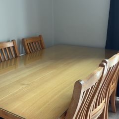 solid oak table