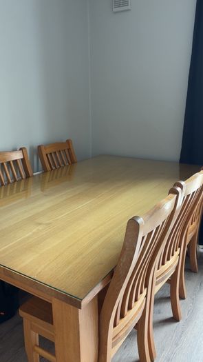 solid oak table