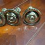Antique Solid Brass Curtain Holdbacks Image 5