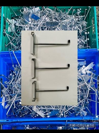 Grid Wall Hooks - Large Quantity - Shop Display Clearance