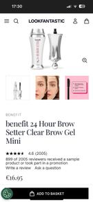 benefit brow setter mini