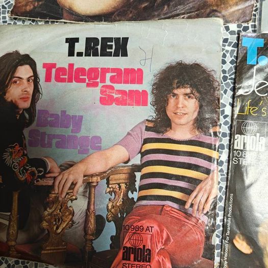 6 T.Rex Marc Bolan German PS 7"s
