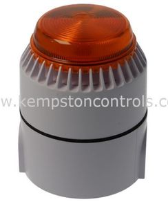 Alarm Beacon - Eaton - Fulleon - Flashni, Sounder/beacon, Amber Lens, White Body, Deep Base,