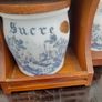 Vintage Milk Glass Cannister and Spice Set Image 4