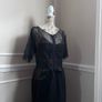 Designer Byron Lars Beguile Carissima Sheath Navy Blue Pencil Dress Image 2