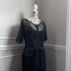 Designer Byron Lars Beguile Carissima Sheath Navy Blue Pencil Dress