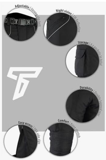 Motor Bike Armoured Trousers NEW : W38/ L30
