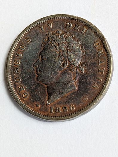 1826 Penny ,200 years ago