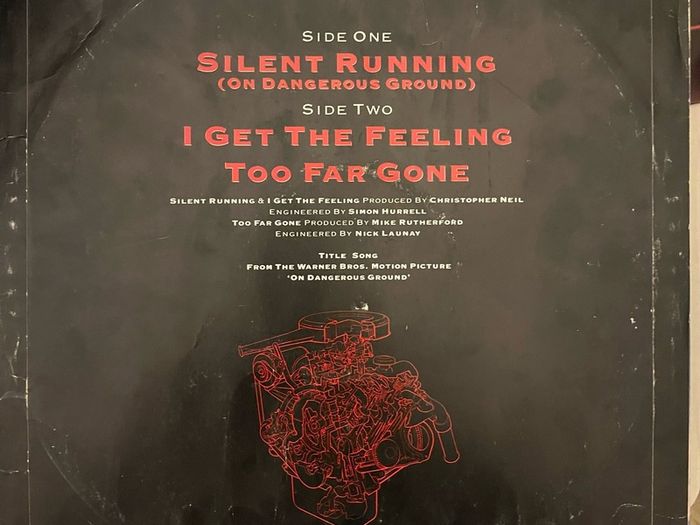 Mike & The Mechanics   Silent running 12 inch single original 1985 release
