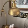 brass reading lamp Image 3
