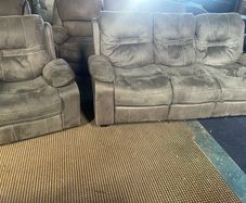 Grey 3+1+1 sofa couch set