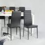 4 x Dining  Leather Chairs - Free Delivery Nationwide Image 3