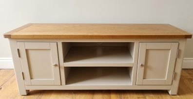 Solid Oak TV Cabinet