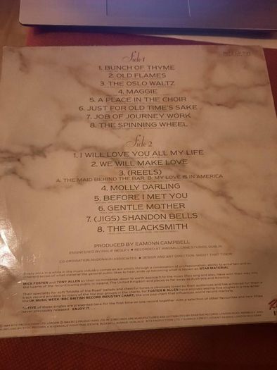 FOSTER & ALLEN: The Very Best of Foster & Allen LP - 1984