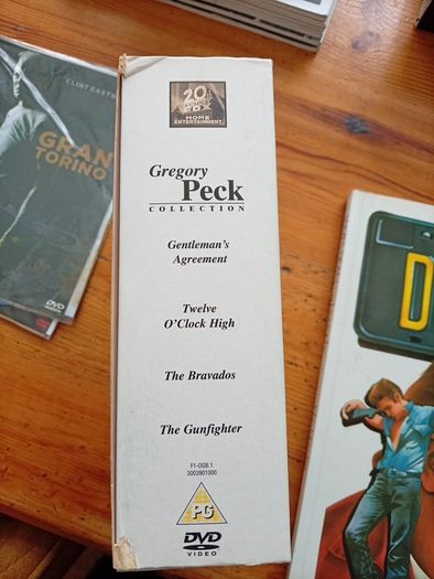 Five Gregory Peck oldie movies dvd collection