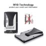 RFID Blocking Money Clip Aluminum V-Shape Card Case Slim Wallet Image 6
