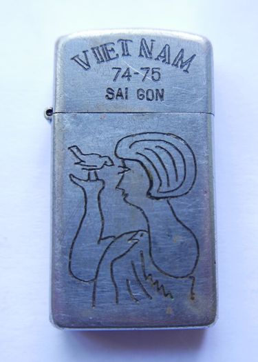 Vietnam Zippo Lighter SAI GON 74-75 Vintage Collectible Rare