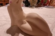Female figurine made of white stone - Artistorika Made in Malta