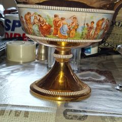 Beautiful Old Large Italian Porcelain Bowl Hand made in Italy Florentine, Very rare to get in this condition, no chips or cracks, Postage Available or Collection