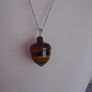 Tigers Eye acorn necklace, Tigers eye,Gemstone jewellery, Gift,jewellery Image 5