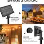 NEW SALE | Solar String Lights Outdoor, 15M/50FT 25 LED Solar Festoon Lights Outdoor, Waterproof 4 Modes Garden Lights for Patio Gate Yard Fence Trees Wedding Party Image 7