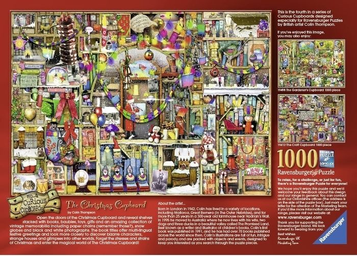 Ravensburger Curious Cupboards No. 4 The Christmas Cupboard Jigsaw Puzzle