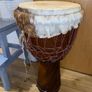 Agave and Goatskin Djembe Image 2
